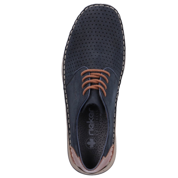 Półbuty męskie Rieker 05226-14 BLUE