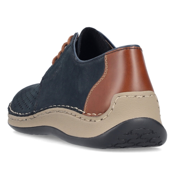 Półbuty męskie Rieker 05226-14 BLUE