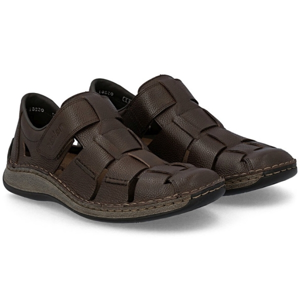 Sandały męskie Rieker 05281-25 BROWN