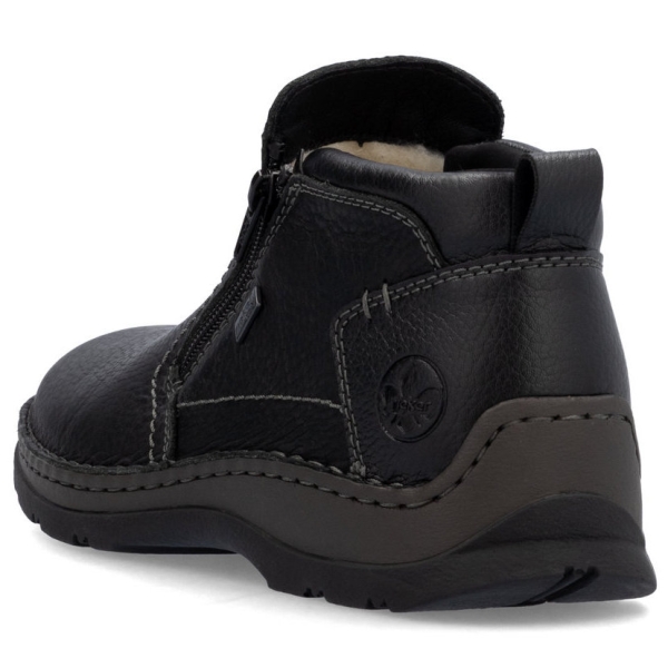 Botki męskie wodoodporne Rieker 05357-00 BLACK