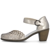 Sandały damskie Rieker 40902-90 SILVER/PLATINUM