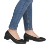 Czółenka damskie Rieker 43453-00 BLACK