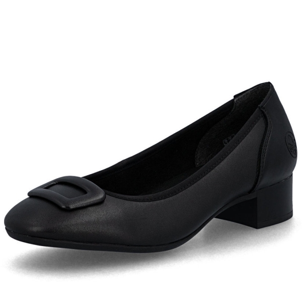 Czółenka damskie Rieker 43453-00 BLACK