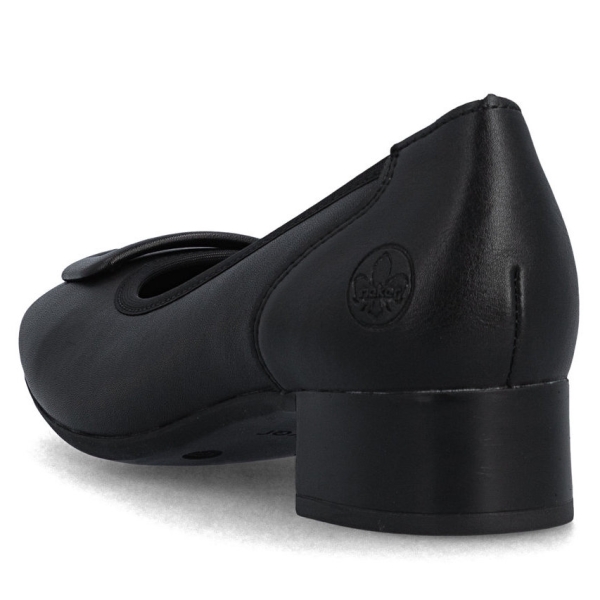 Czółenka damskie Rieker 43453-00 BLACK