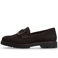 Mokasyny damskie Rieker 45553-25 BROWN