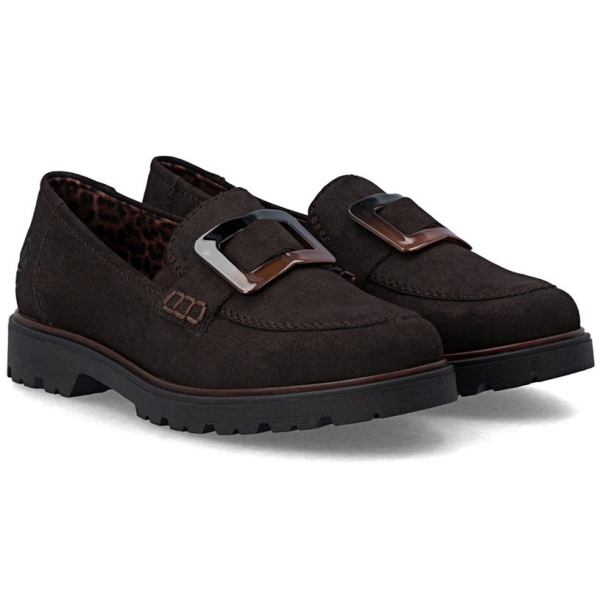 Mokasyny damskie Rieker 45553-25 BROWN