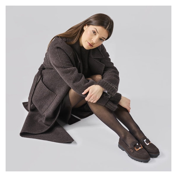 Mokasyny damskie Rieker 45553-25 BROWN