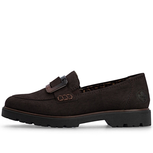 Mokasyny damskie Rieker 45553-25 BROWN