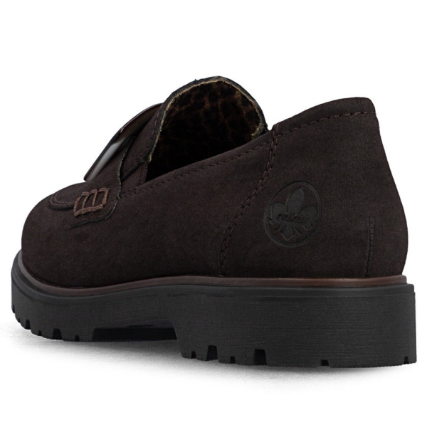 Mokasyny damskie Rieker 45553-25 BROWN