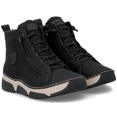 Trzewiki damskie Rieker 45912-00 BLACK