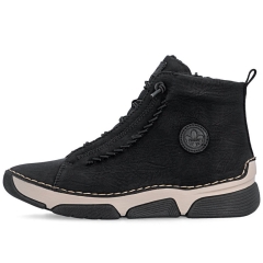 Trzewiki damskie Rieker 45912-00 BLACK