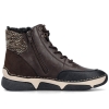 Trzewiki damskie wodoodporne Rieker 45956-25 BROWN COMBINATION
