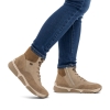 Trzewiki damskie wodoodporne Rieker 45956-64 BEIGE COMBINATION
