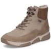 Trzewiki damskie wodoodporne Rieker 45956-64 BEIGE COMBINATION