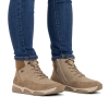 Trzewiki damskie wodoodporne Rieker 45956-64 BEIGE COMBINATION