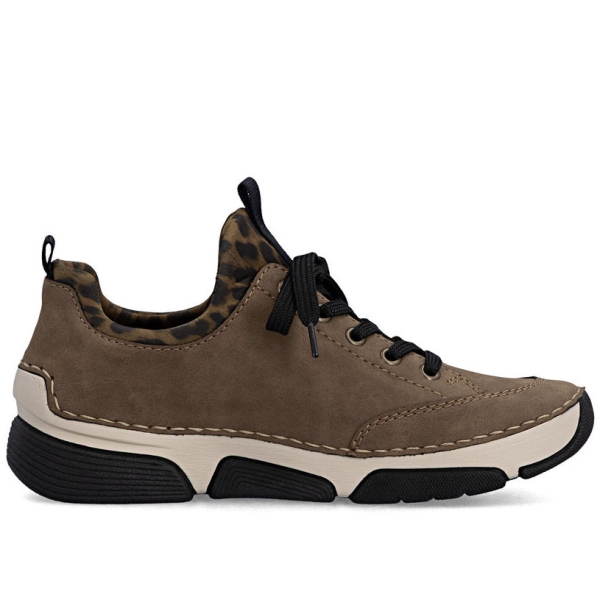 Sneakersy damskie Rieker 45973-24 BROWN