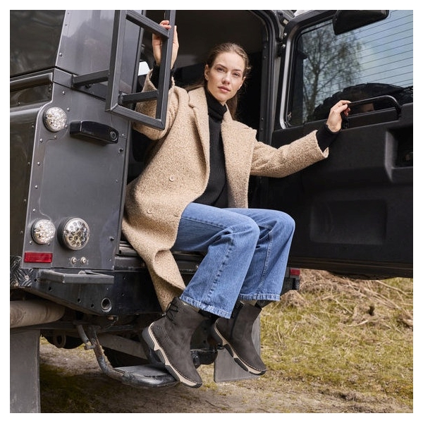 Botki damskie Rieker 45990-45 GREY