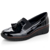 Półbuty damskie Rieker 53751-00 BLACK