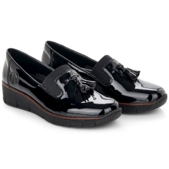 Półbuty damskie Rieker 53751-00 BLACK