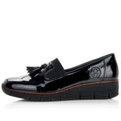 Półbuty damskie Rieker 53751-00 BLACK