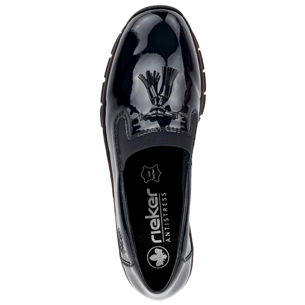 Półbuty damskie Rieker 53751-00 BLACK