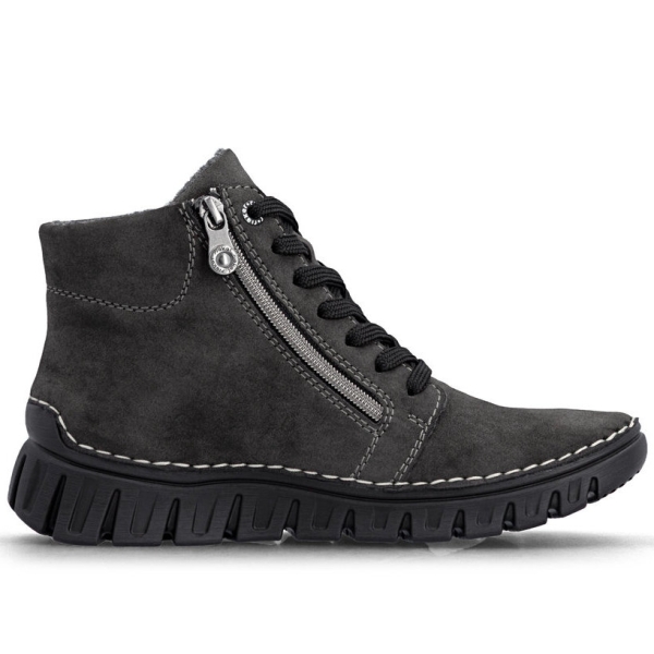 Trzewiki damskie Rieker 57502-45 GREY