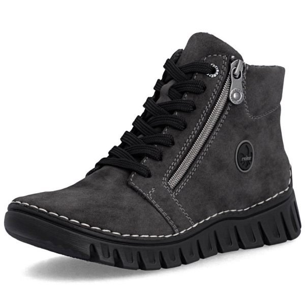 Trzewiki damskie Rieker 57502-45 GREY