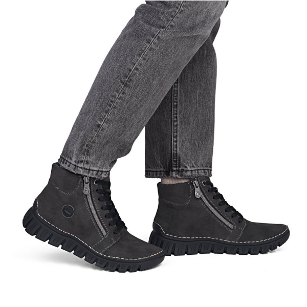 Trzewiki damskie Rieker 57502-45 GREY