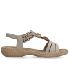 Sandały damskie Rieker 61855-62 BEIGE