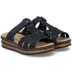 Klapki damskie Rieker 62986-14 BLUE