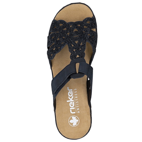 Klapki damskie Rieker 62986-14 BLUE