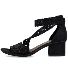 Sandały damskie Rieker 64657-00 BLACK