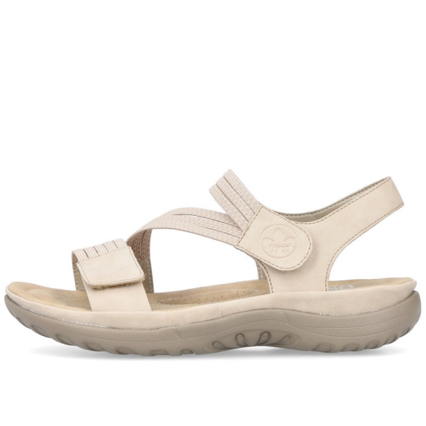 Sandały damskie Rieker 64870-62 BEIGE