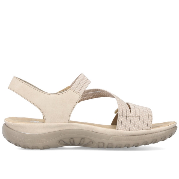 Sandały damskie Rieker 64870-62 BEIGE