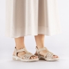 Sandały damskie Rieker 66201-62 BEIGE
