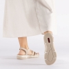 Sandały damskie Rieker 66201-62 BEIGE