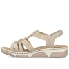 Sandały damskie Rieker 66201-62 BEIGE