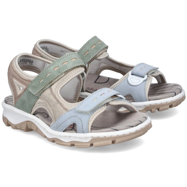 Sandały damskie Rieker 68866-94 MULTI
