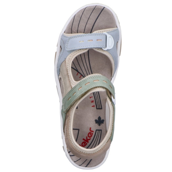 Sandały damskie Rieker 68866-94 MULTI
