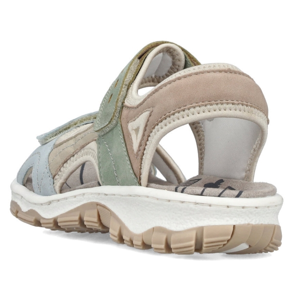 Sandały damskie Rieker 68866-94 MULTI