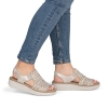 Sandały damskie Rieker 69276-60 BEIGE