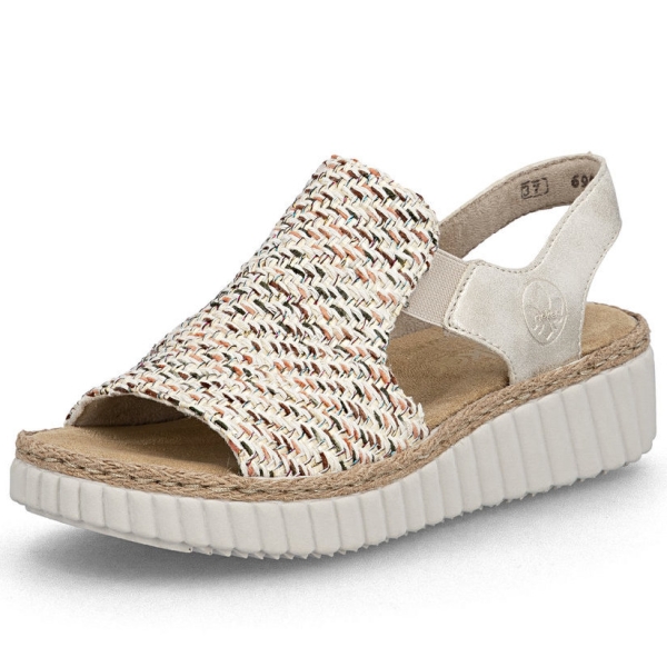 Sandały damskie Rieker 69276-60 BEIGE