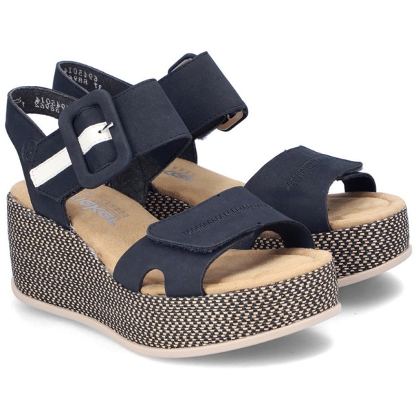 Sandały damskie Rieker 69450-14 BLUE