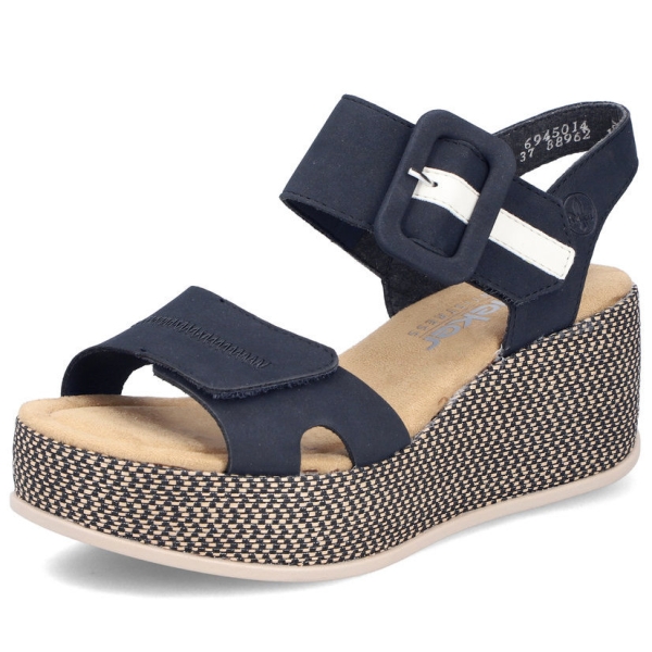 Sandały damskie Rieker 69450-14 BLUE