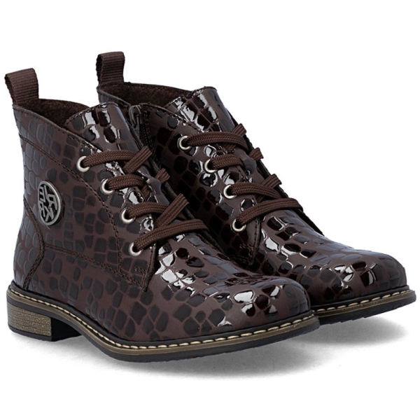 Trzewiki damskie Rieker 71205-25 BROWN