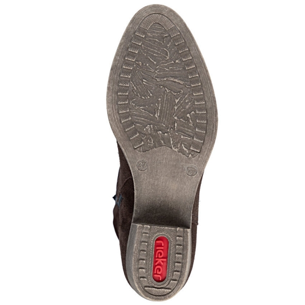 Kozaki damskie Rieker 73159-25 BROWN