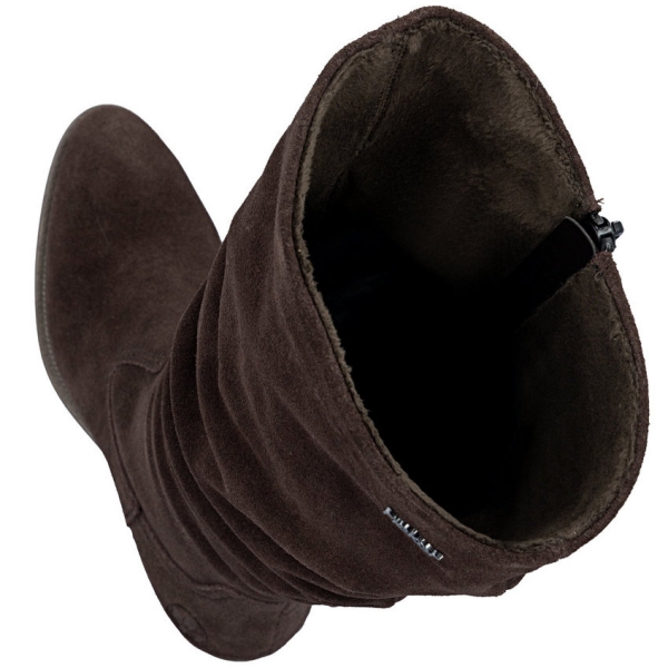 Kozaki damskie Rieker 73159-25 BROWN