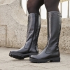 Kozaki damskie wodoodporne Rieker 75850-00 BLACK