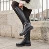 Kozaki damskie wodoodporne Rieker 75850-00 BLACK