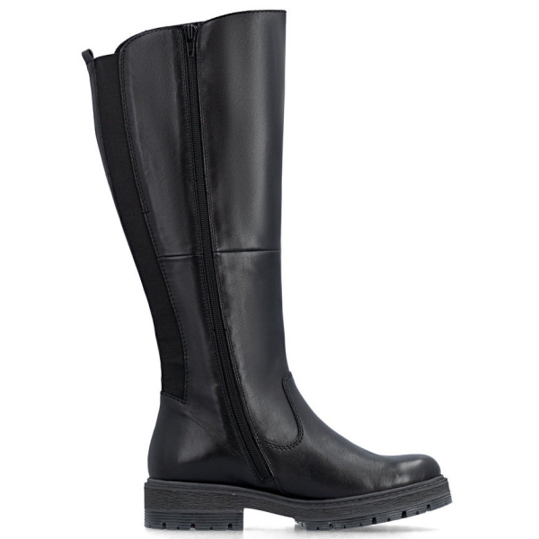 Kozaki damskie wodoodporne Rieker 75850-00 BLACK
